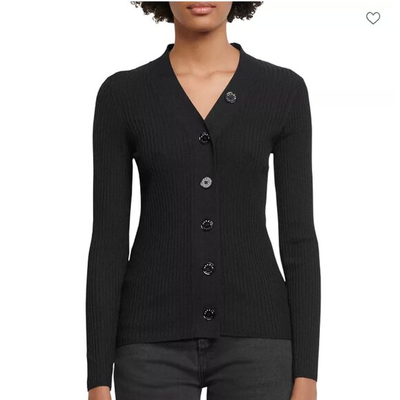 Gabrielle Ribbed Knit Cardigan - Picture 1 of 6